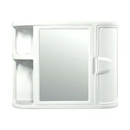 Gabinete Para Baño Con Espejo Blanco