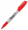 Marcador Sharpie Permanente Rojo Punta Fina