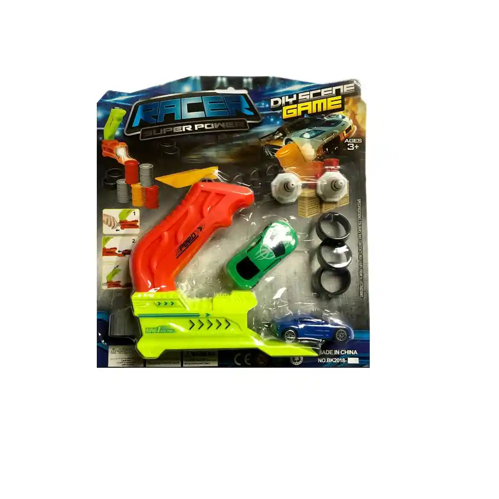 Lanzador Racer Super Carros X 2 Blister