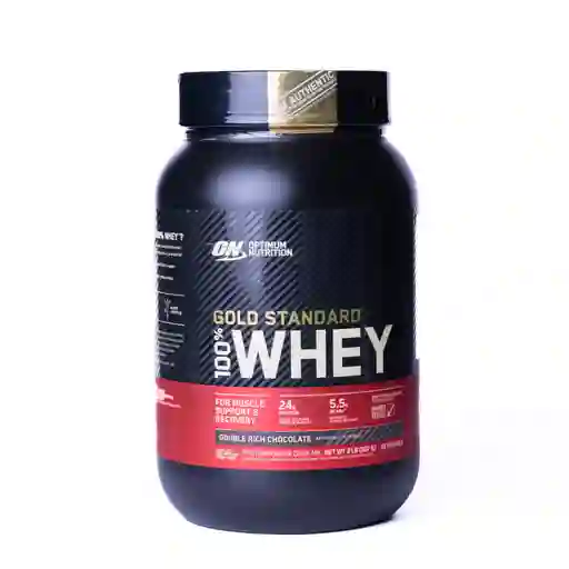 Proteina Gold Standar 100% Whey - Sabor Doble Chocolate