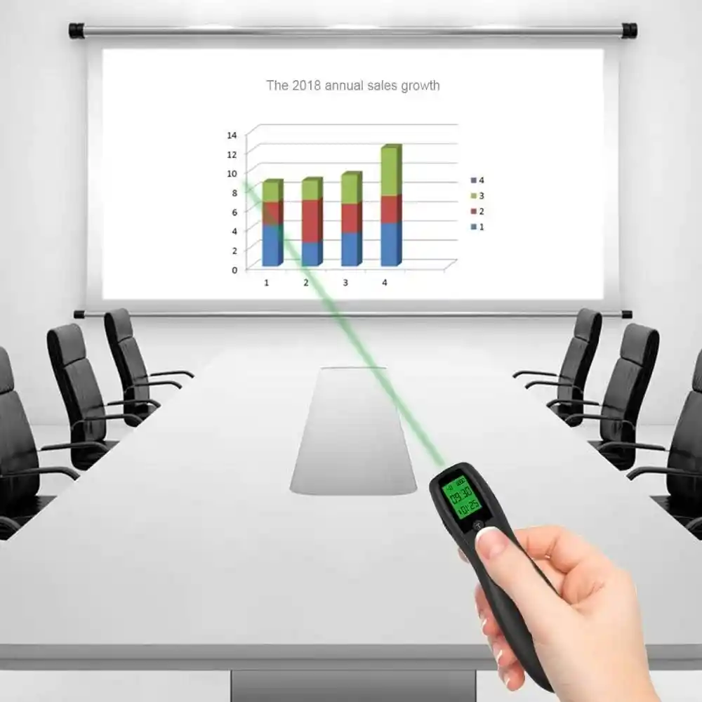 Apuntador Laser Para Conferencias | Pantalla Led De 2.4 Ghz