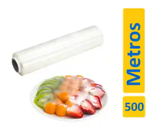 Plastico Para Envolver Vinipel De Cocina 500 Metros X 30cm Papel Film Transparente