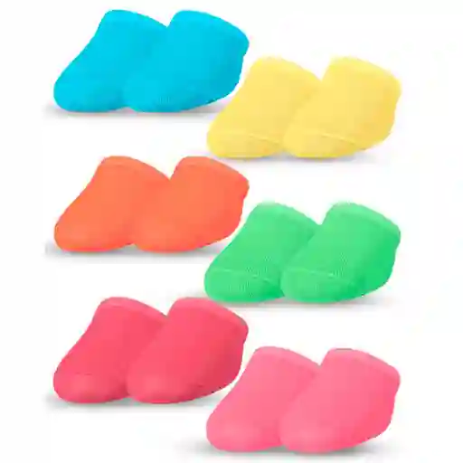 Medias Punteras Dama Mrhappy Pack X 6 Pares