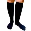 Medias Largas Deportivas Negras Futbol Talla 6-8 Unisex Niños - Niñas