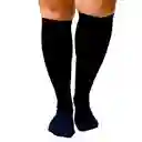 Medias Largas Deportivas Negras Futbol Talla 6-8 Unisex Niños - Niñas