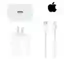 Cargador Apple De 25 W + Cable Tipo C A Iphone: Potencia Y Eficiencia En 30 Minutos Para Iphone