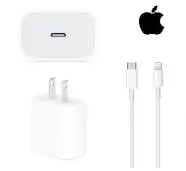 Cargador Apple De 25 W + Cable Tipo C A Iphone: Potencia Y Eficiencia En 30 Minutos Para Iphone