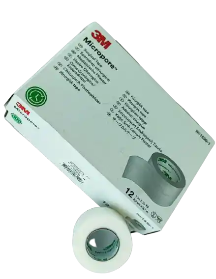  Micropore 1 In  3M  12 Unidades 25Cm X 91 M 