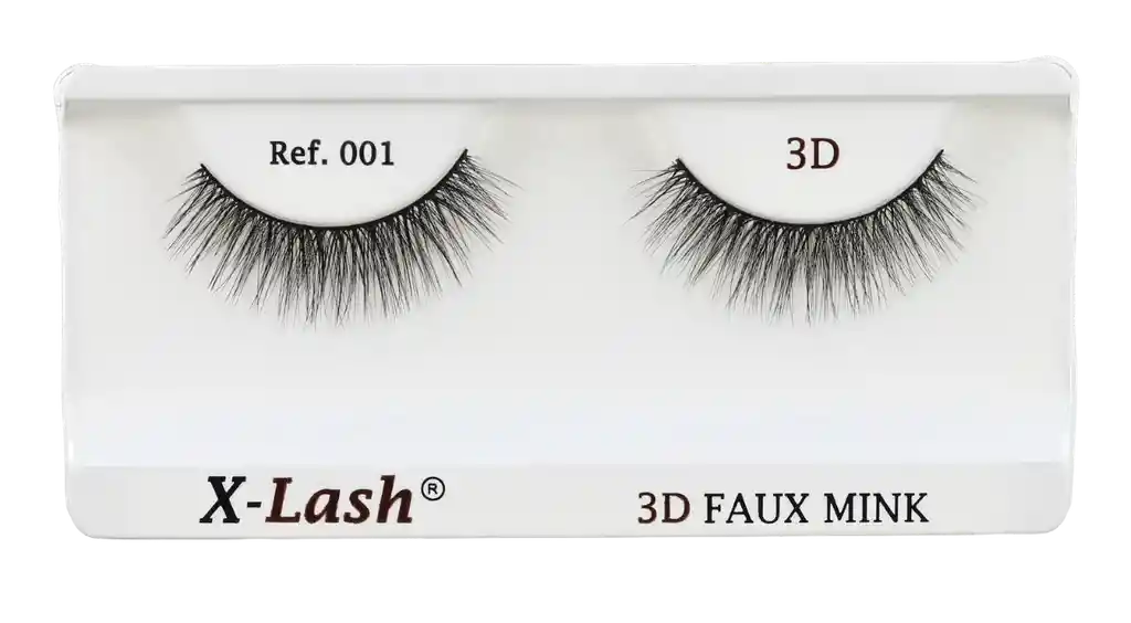 X Lash – 3d Faux Mink Liviana Pestaña Entera Ref. 001 Sakura