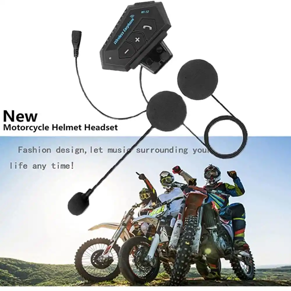 Intercomunicador De Motocicleta | Bluetooth | Sencillo