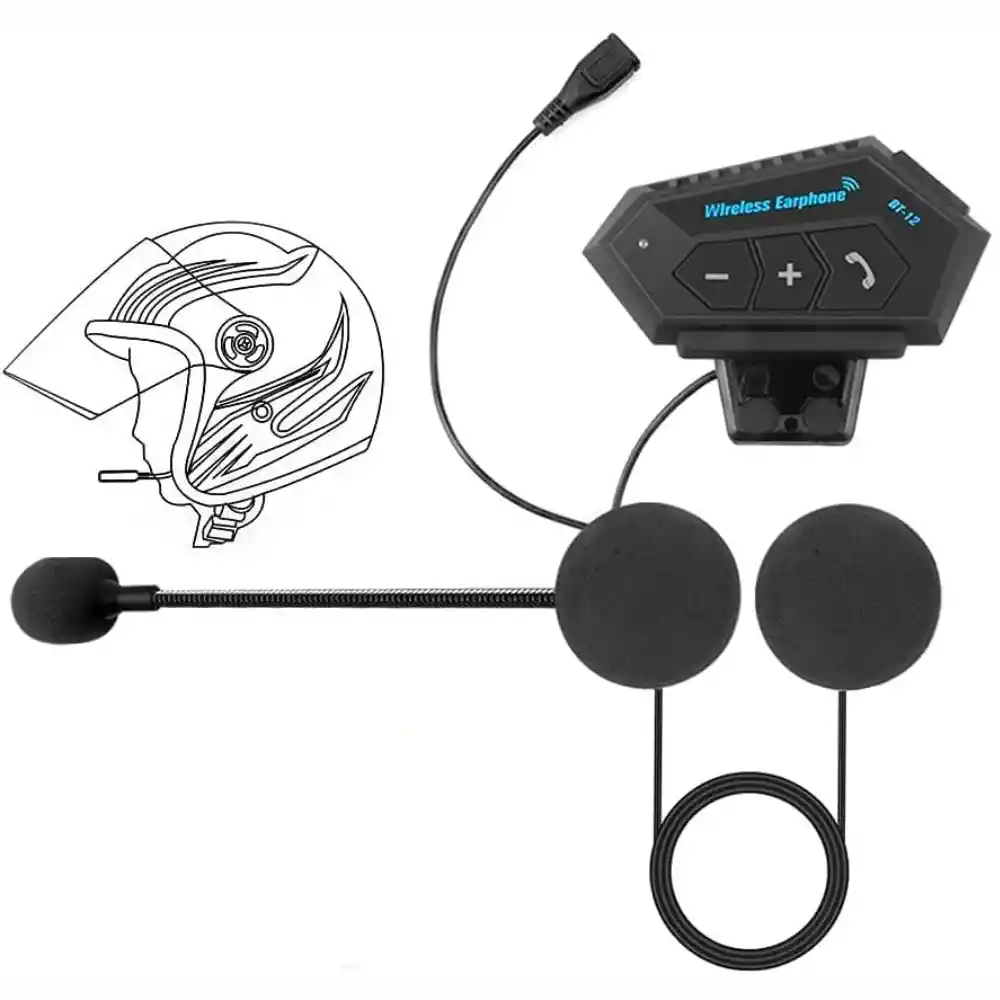 Intercomunicador De Motocicleta | Bluetooth | Sencillo