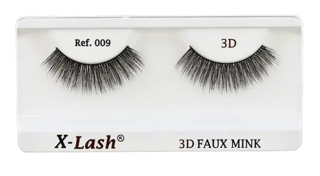 X Lash – 3d Faux Mink Liviana Pestaña Entera Ref. 009 Sakura