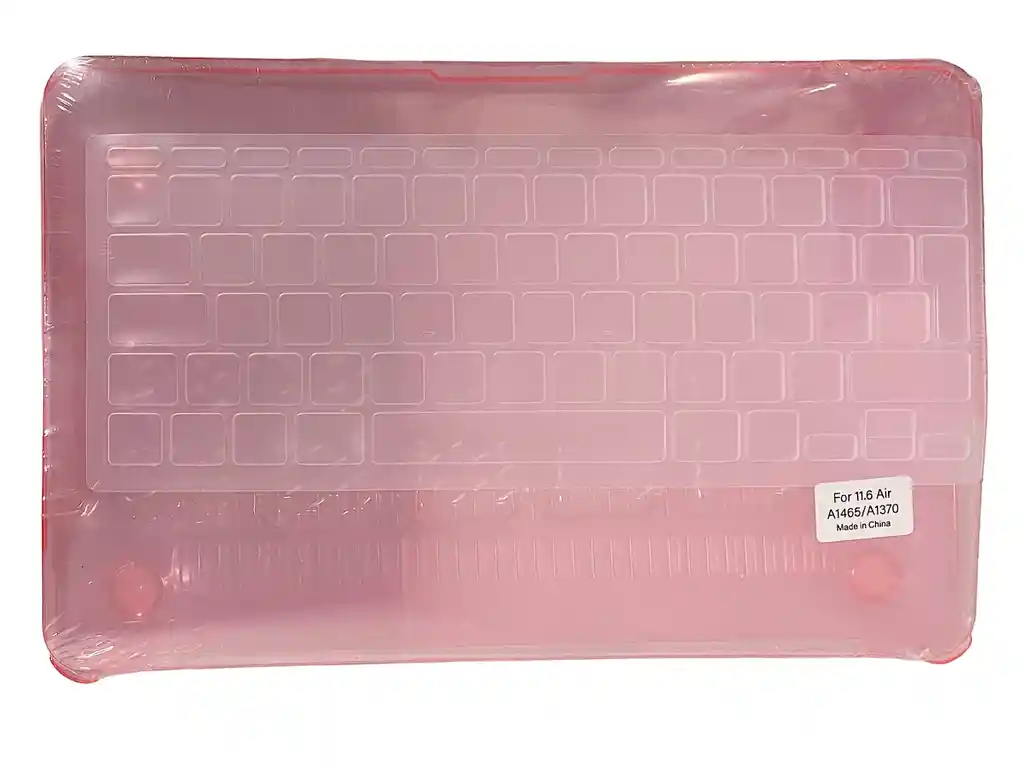 Carcasa / Case + Protector Teclado Macbook Air 11 Español Pink
