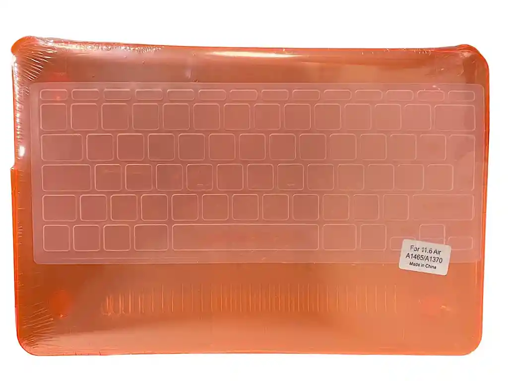 Carcasa / Case + Protector Teclado Macbook Air 11 Español Orange