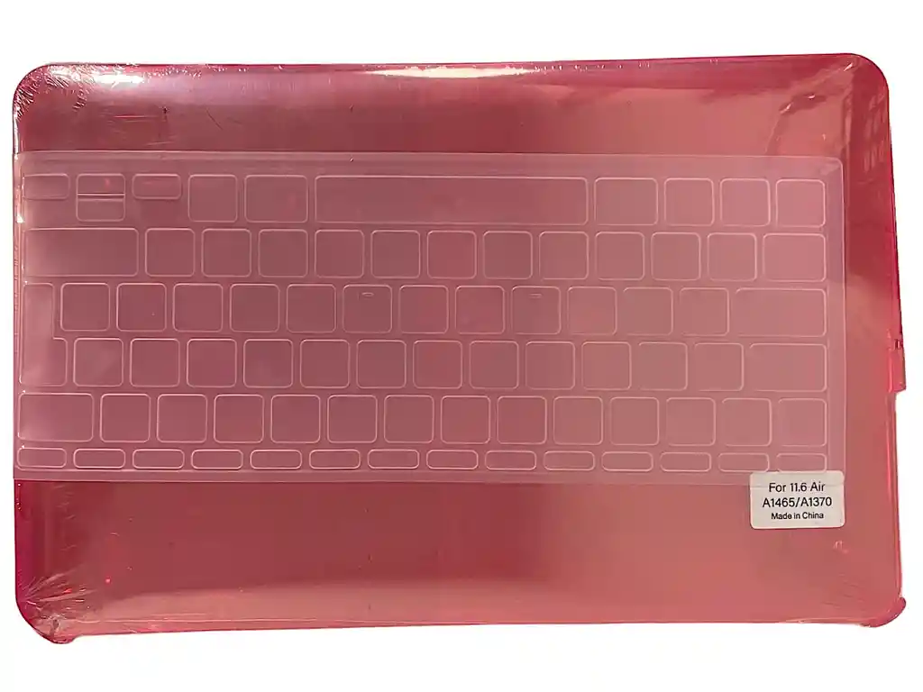 Carcasa / Case + Protector Teclado Macbook Air 11 Español Red