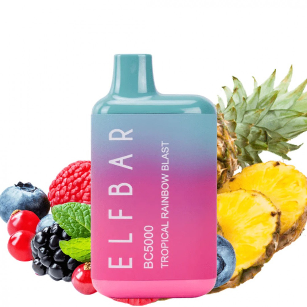 Elf Bar Bc5000 What Does Tropical Rainbow Blast Elf Bar Taste Like Vape  Geschmack Australia