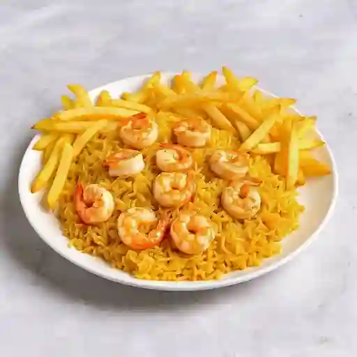 Arroz de camarón para 12