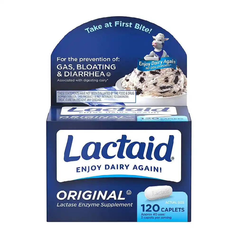 Lactaid Original 120 Tabletas