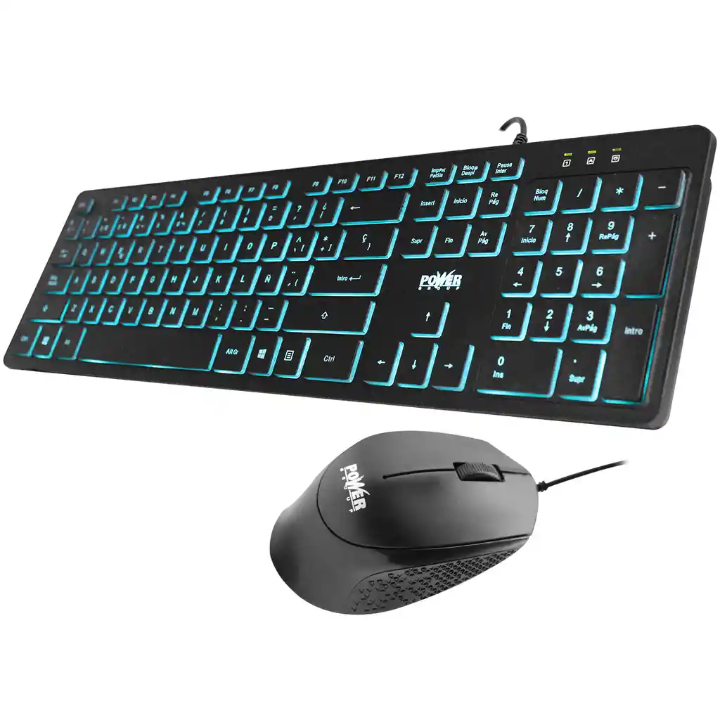 Combo Teclado Mouse Usb Power Group Nc-901 Oficina / Hogar