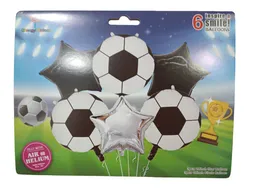 Bouquet Globo Bombas Futbol 6unds