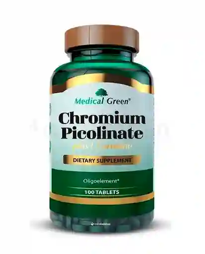 Chromiun Picolinate Medical Green 100 Tabletas