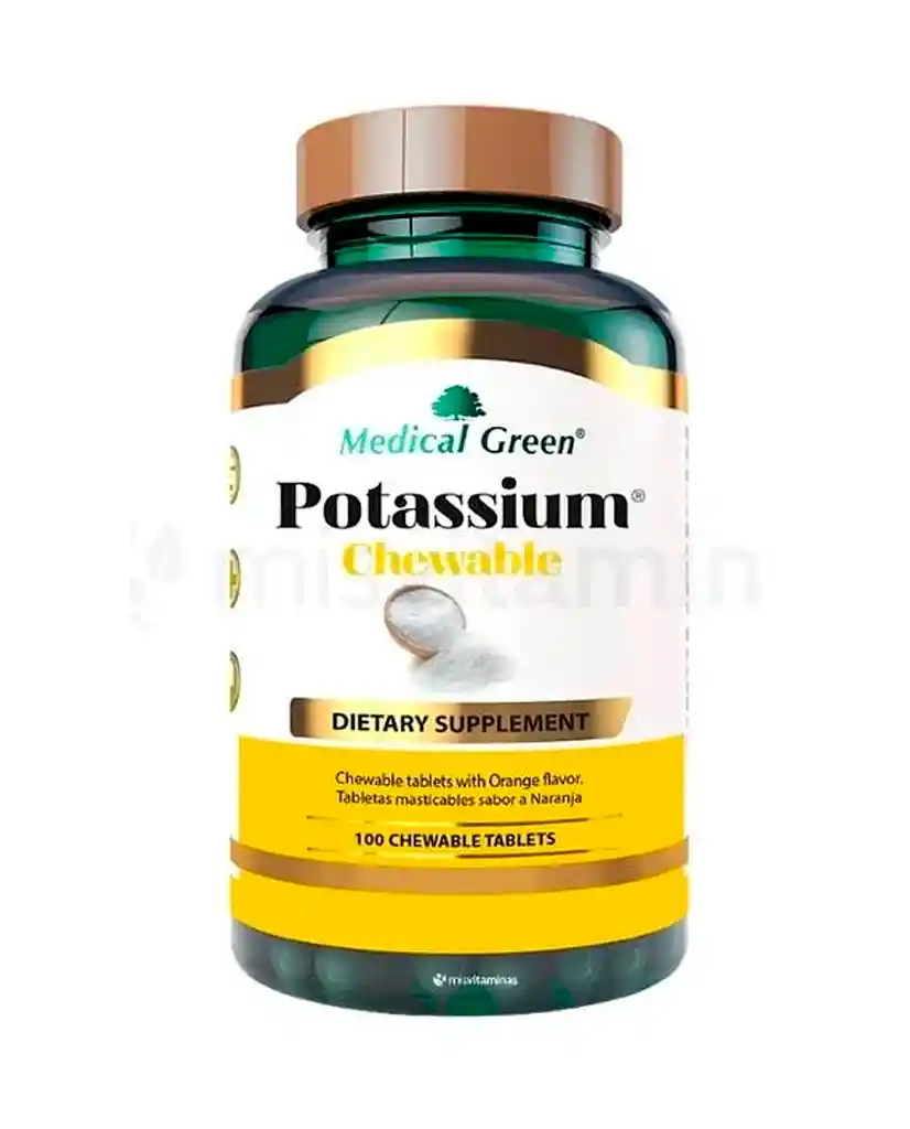 Potasio Medical Green 100 Tabletas
