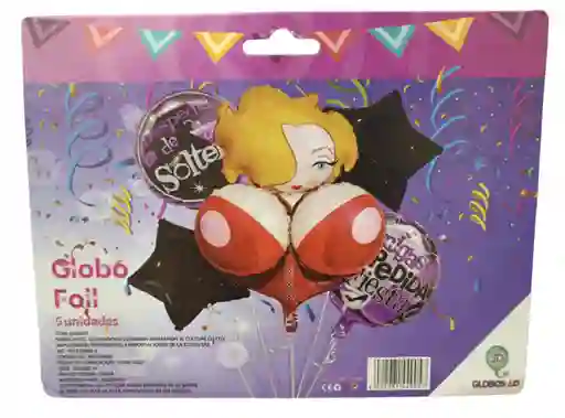 Bouquet Globo Bombas Despedida De Soltero 5 Unds
