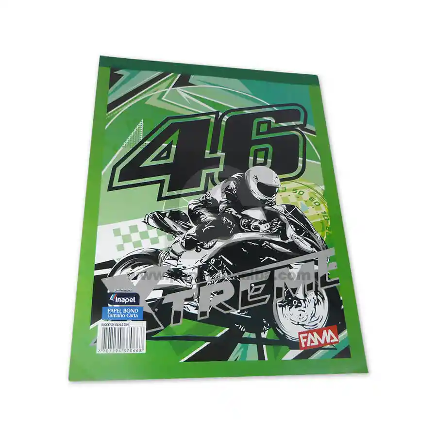 Block Carta Con Rayas 70 Hojas