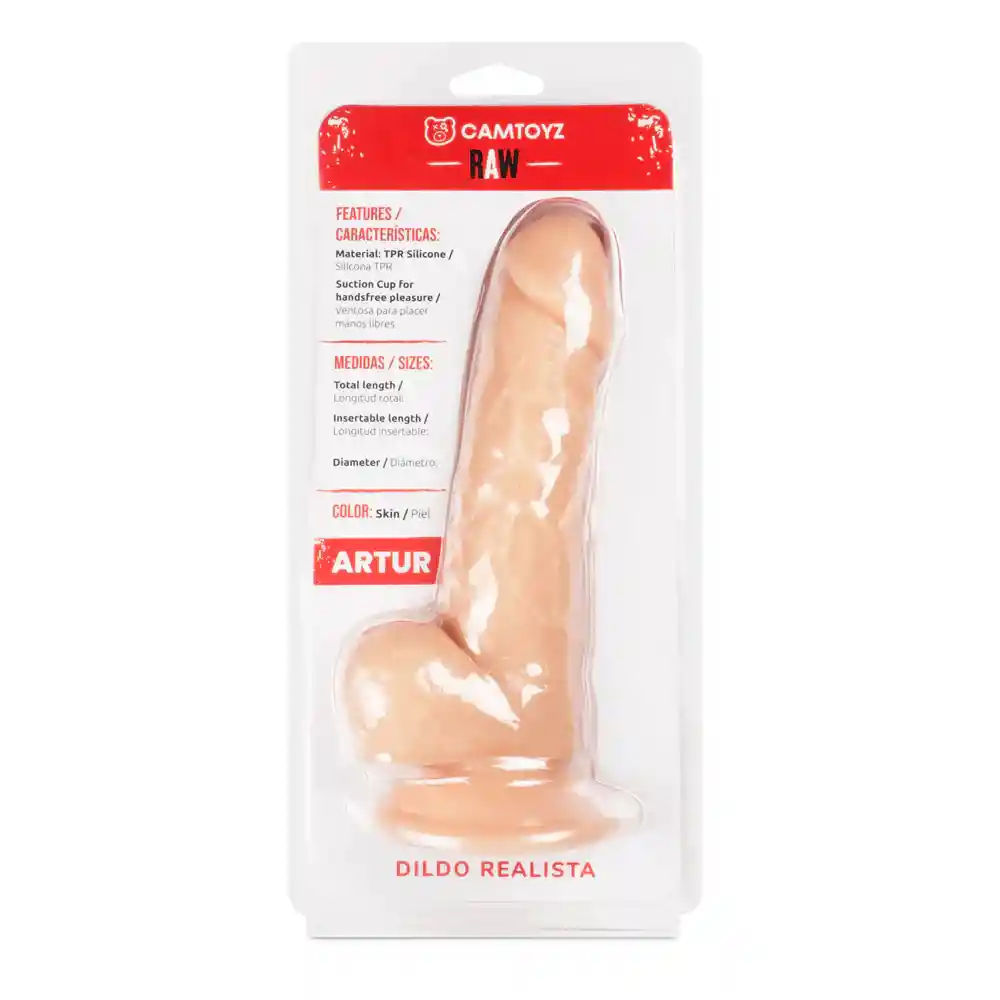 Dildo Realista Artur 19.5 Cm