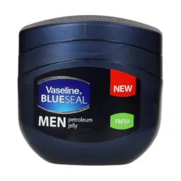 Vaseline Vaselina Men's Fresh Blue Seal Petroleum Jelly Para Piel Seca Libre De Parabenos Made In The Usa 100 Ml