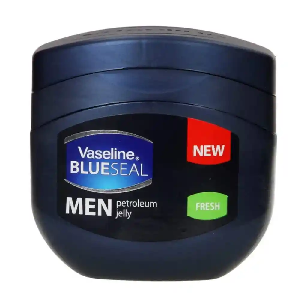 Vaseline Vaselina Men's Fresh Blue Seal Petroleum Jelly Para Piel Seca Libre De Parabenos Made In The Usa 100 Ml