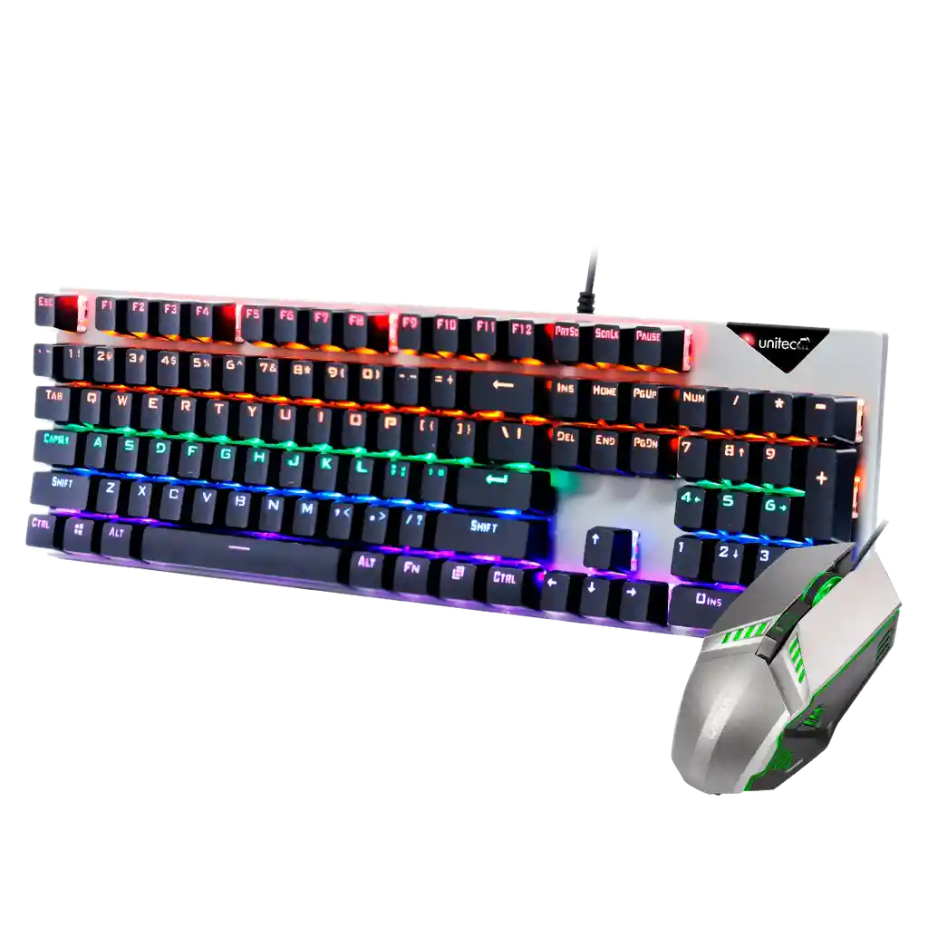 Teclado Mecanico Y Mouse Unitec Mk19