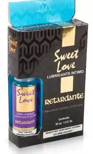 Lubricante Retardante Sweet Love 30 Ml A Base De Agua