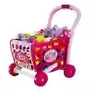 Carrito De Mercado 3 En 1 / Rosa Para Niña.