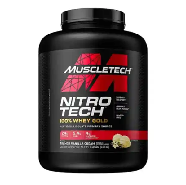 Nitrotech Whey Gold De 5 Lbs Sabor Vainilla