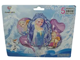 Bouquet Globo Bombas Frozen 5 Unds