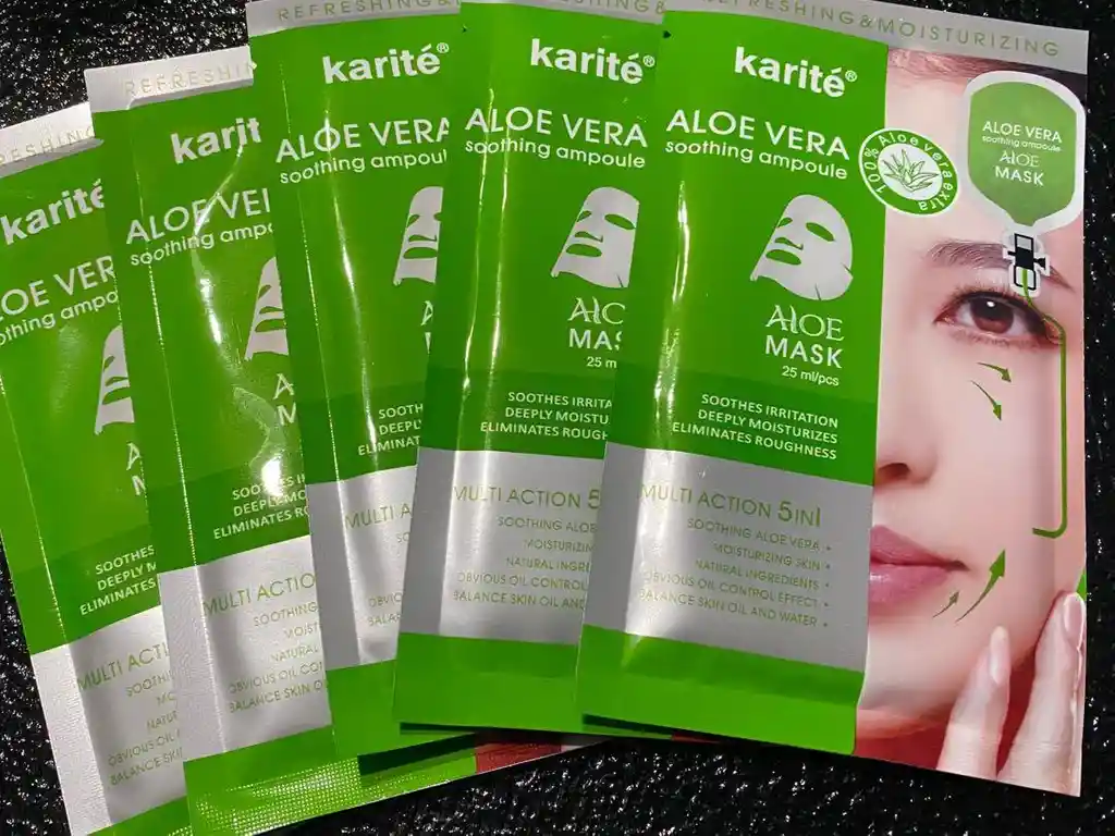  Mascarilla En Velo Aloe Vera  Karite  
