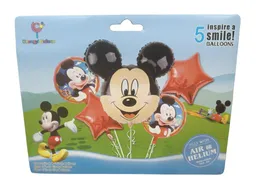 Bouquet Globo Bombas Mickey Mouse 5 Unds