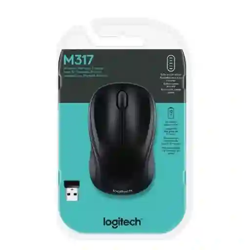 Mouse Logitech M317 Inalmbrico Negro