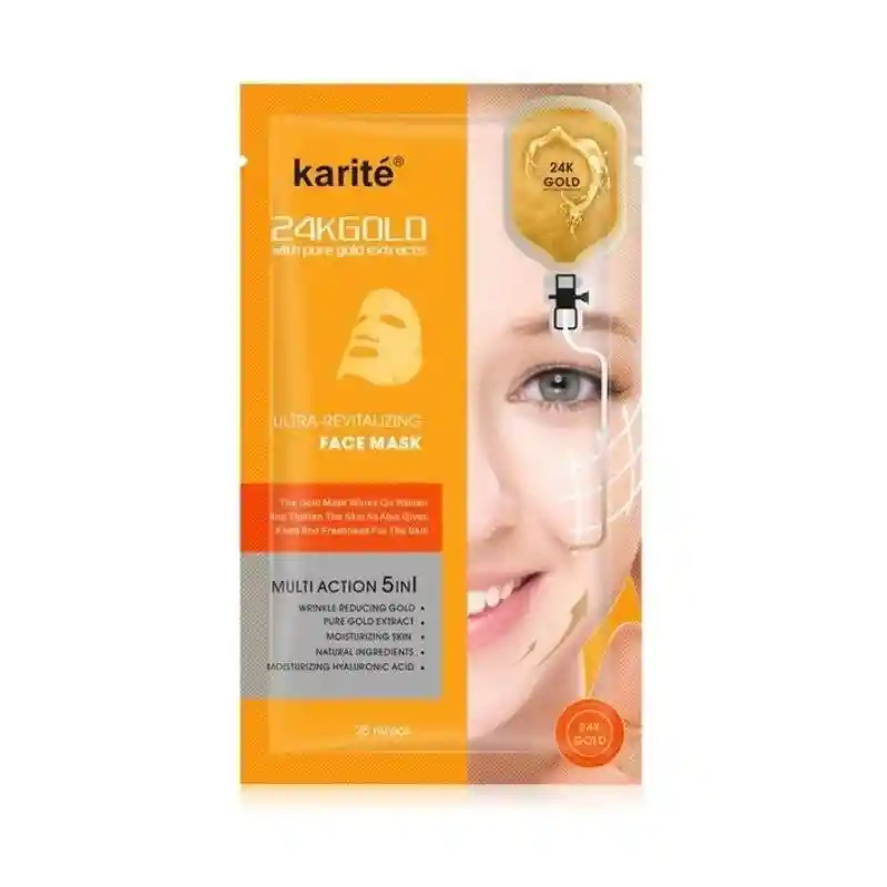  Mascarilla En Velo 24K Gold  Karite  