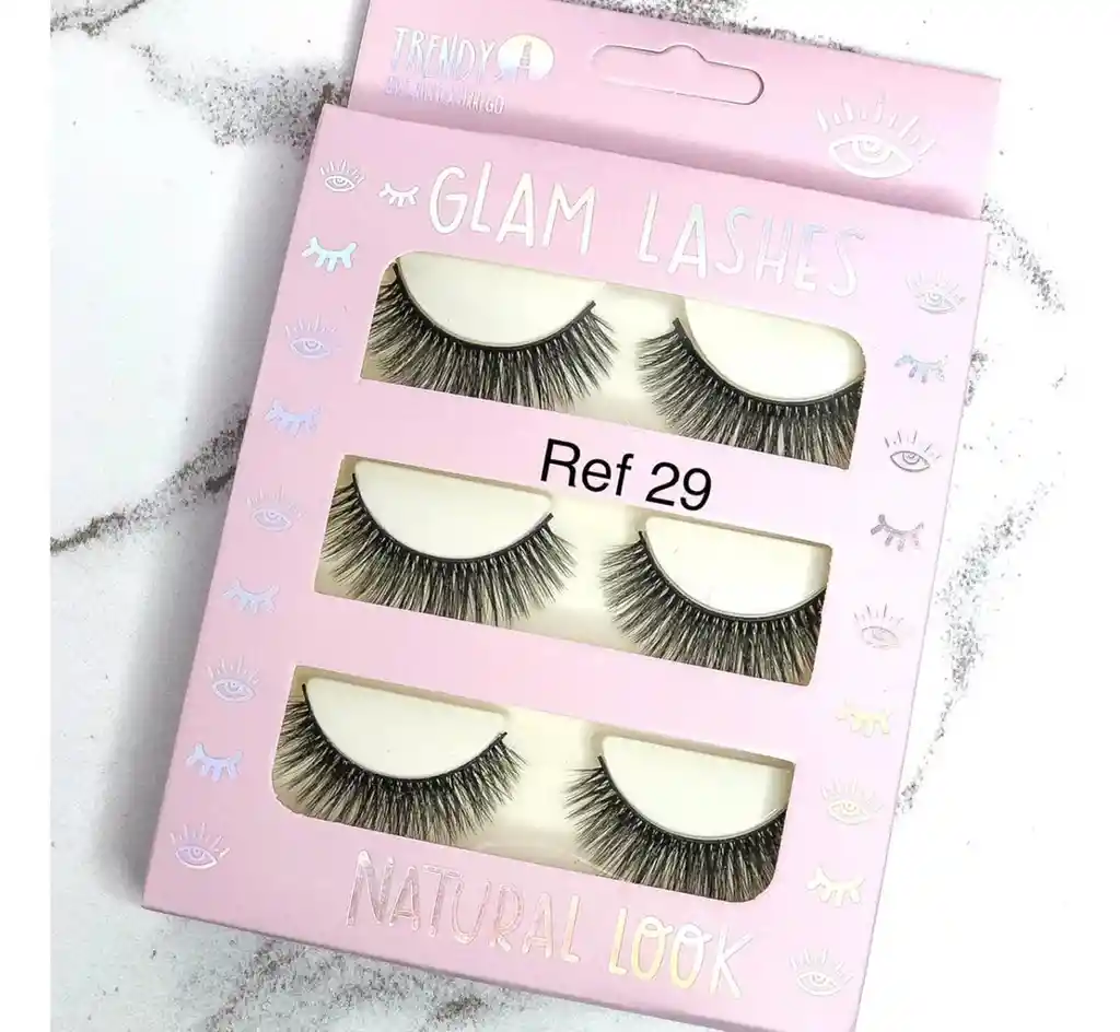  Pestanas Glam Lashes  TRENDY  Ref29 