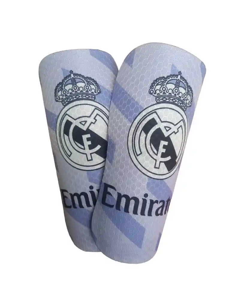 Canilleras De Fútbol Real Madrid Talla: M Espinilleras Niño Adulto - Violeta