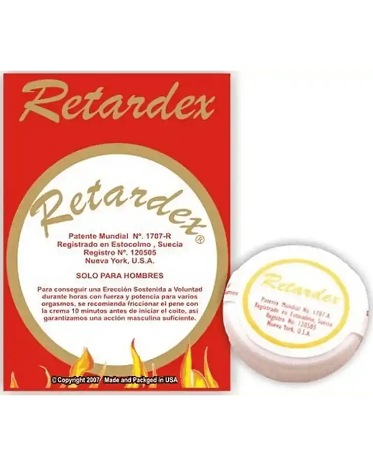 Crema Retardante Eyaculación Masculina Retardex