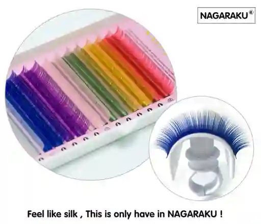 Pestañas Nagaraku Color 0.07-d-10