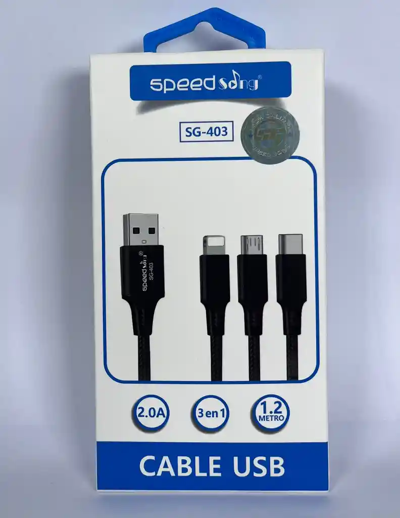 Cable Usb 3 En 1