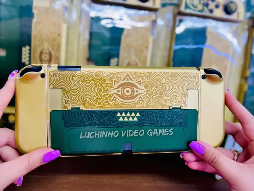 Carcasa Protectora De The Legend Of Zelda Para Switch Oled