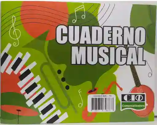 Cuaderno Pentagramado De Música Grapado X20