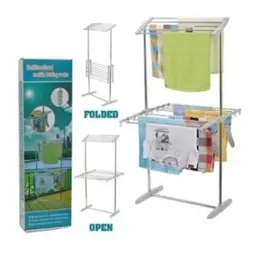 Tendedero Ropa Plegable Para Apartemento 2 Niveles