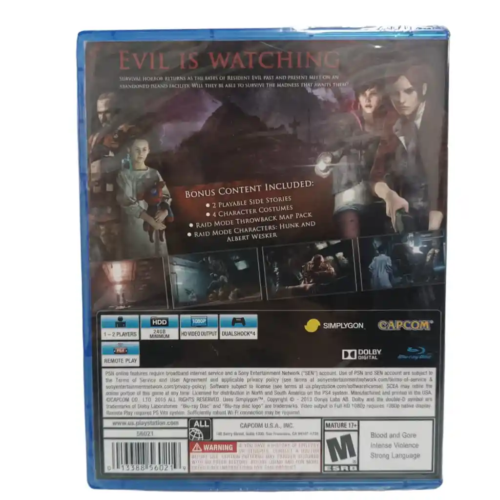 Resident Revelations 2 Para Ps4 Nuevo Y Fisico