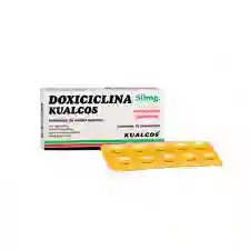 Doxiciclina X 50 Mg X 10 Tabletas (kualcos)